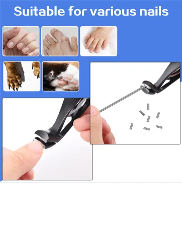 Nail Clippers for Thick Nails Heavy Duty Toenail Cutters with Nail File Pedicure Tool for Ingrown Hard Toenail Fingernail - product information 9