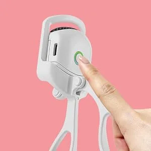 Heated Eyelash Curler Two-Speed Temperature Control Long-Lasting Heated Eyelash Curler for Thick and Sparse Lashes 24 Hour Long-Lasting Curl - heated eyelash curler