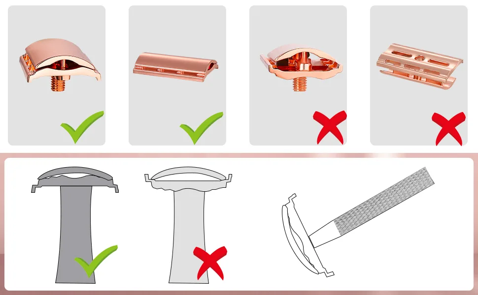 Double Edge Safety Razor Single Blade Razor Metal Manual Razor for Men & Women - product information 22