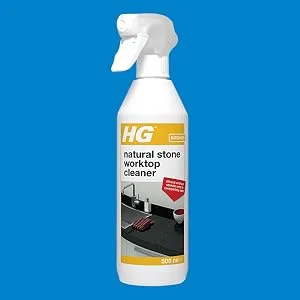HG Natural Stone Kitchen Worktop Cleaner Quartz Worktop Cleaner Granite Worktop Cleaner & Marble Cleaner Gentle Kitchen Cleaner & Kitchen Degreaser Spray - 500ml Single - product information 4