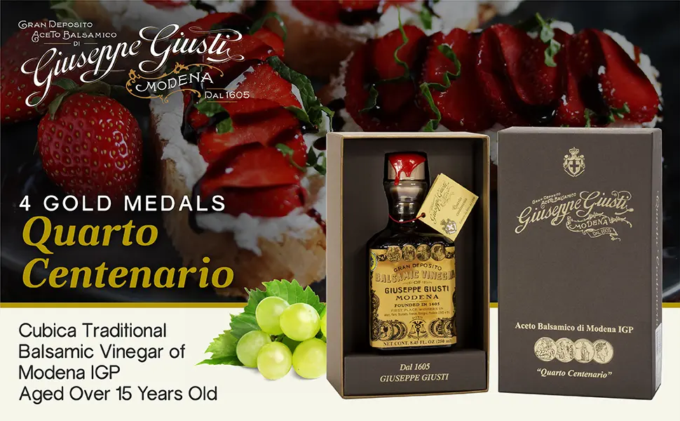 Giusti - Balsamic Vinegar of Modena GPI 4 Gold Medals - 250ml - product information 1