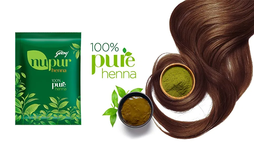 Godrej Nupur Mehendi Powder Herbs Blend 120-Gram - product information 1