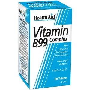 HealthAid Vitamin B99 Complex Prolonged Release 60 Tablets - product information 2