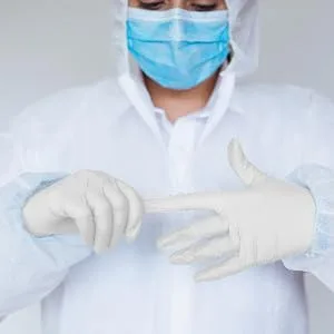 Nitrile 3000 Examination glove in pure Nitrile white powderfree Small (6-65) - Meditrade