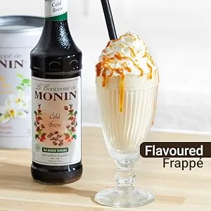 Monin Roasted Hazelnut Syrup - 1ltr Bottle Roasted Hazelnut 1 l (Pack of 1) - frappe