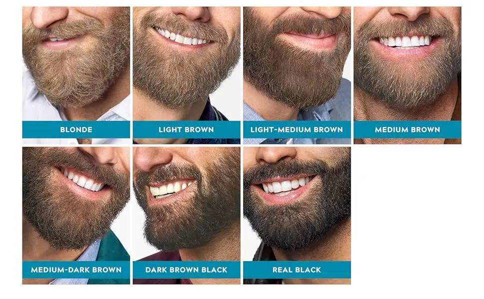 Just For Men Moustache & Beard Medium-Dark Brown Dye Eliminates Grey For a Thicker & Fuller Look With An Applicator Brush Included M-40 Medium-Dark Brown M40 - Medium-Dark Brown - JFM M&B