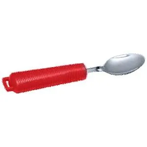 NRS Healthcare Red Handled Cutlery - Dessert Spoon - product information 2