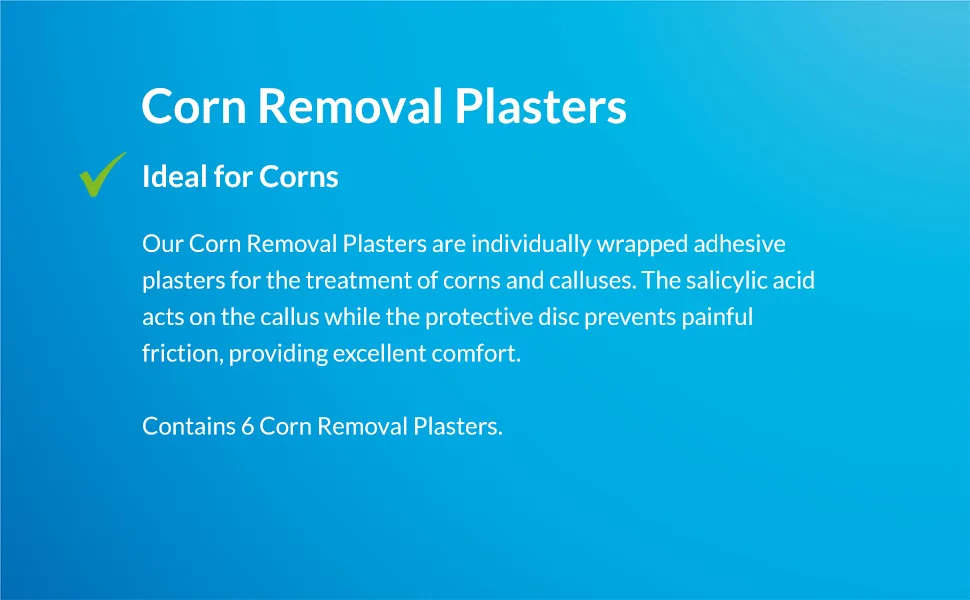 Profoot Corn Removal Plaster 6 Count (Pack of 1) - Corn Removal Plasters Information
