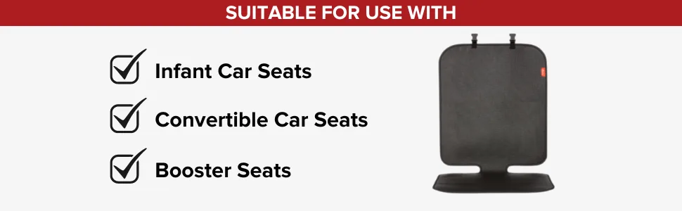 Diono Grip It Vehicle Seat Protector Black 1 Count (Pack of 1) - GRIP IT