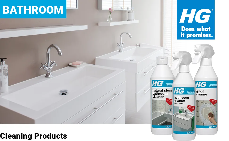 HG Grout Cleaner Ready-To-Use Tile Grouting Cleaning Spray Removes Stubborn Dirt Marks & Stains Between Tiled Walls & Floors - 500ml Spray (591050106) - product information 1