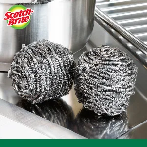 3M Scotch-Brite 43980 Duo Cleaning Sponges 2-Piece Grey Silver Stay fresh - product information 3