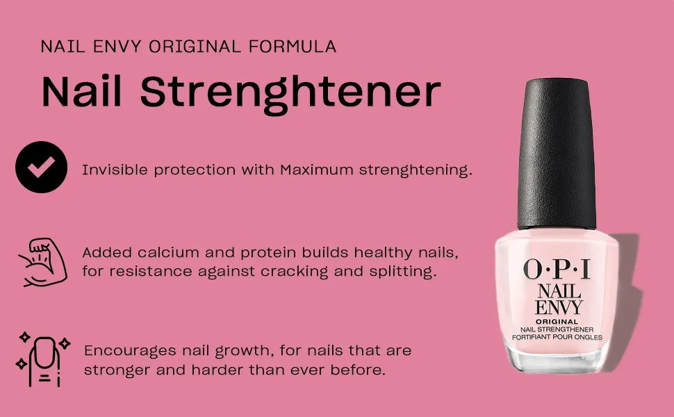 OPI Nail Envy Bubble Bath 15ml - Added calcium & protein to build healthy, strong nails and encourage nail growth