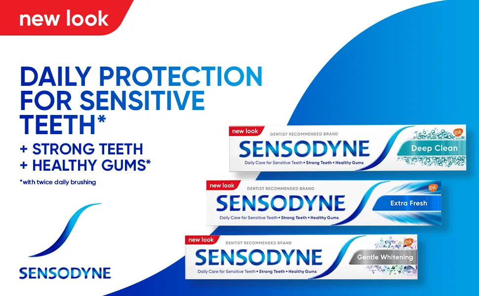 Sensodyne Sensitive Extra Fresh Daily Care Toothpaste 75ml 75 ml (Pack of 1) Extra Fresh - Sensodyne Daily Care