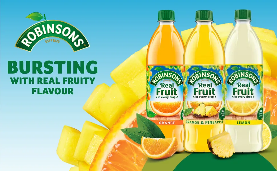 Robinsons Fruit and Barley Summer Fruits 1L - Robinsons Fruit Squash