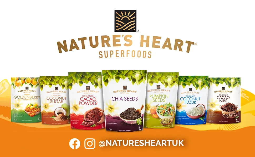 Terrafertil Nature's Heart Organic Cacao Powder Chocolate 567 Gram - Range