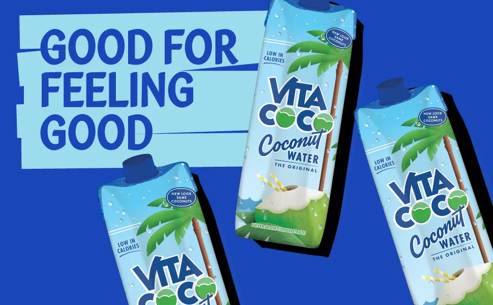 Vita Coco 100% Pure Coconut Water - Naturally Hydrating - 1L - vita coco