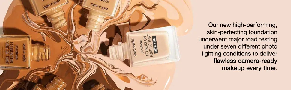 Wet 'n' Wild Photo Focus Foundation Matte High-coverage Foundation with Light-adjusting Complex for a White Cast-free Effect and a Camera-ready Makeup Matte Finish Vegan Soft Ivory One size - MATTE
