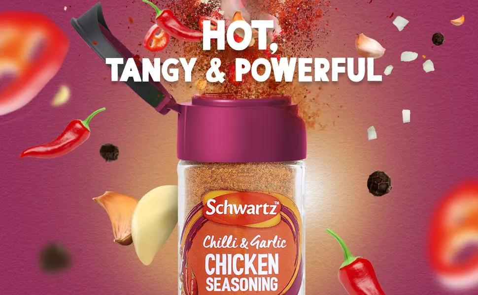 Schwartz Chicken Seasoning Chilli & Garlic 48 g - product information 1