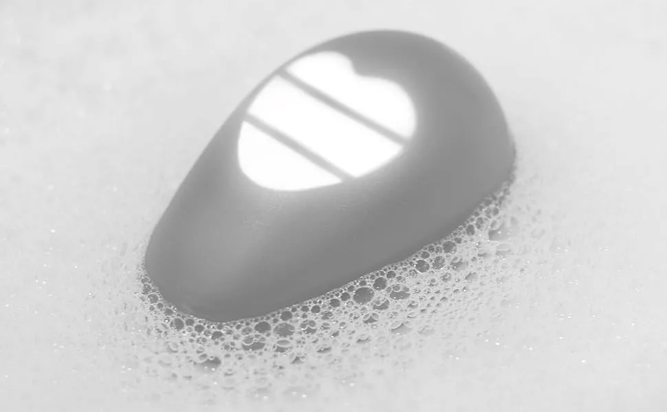 Shnuggle Pebbly Bath Thermometer | Easy Read Display | BPA Free | Suitable from 0 Months + Grey Thermometer for bath - Baby Bath Thermometer