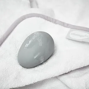 Shnuggle Pebbly Bath Thermometer | Easy Read Display | BPA Free | Suitable from 0 Months + Grey Thermometer for bath - Bath Thermometer