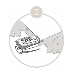 Kinetik Wellbeing Finger Pulse Oximeter In Association with St John Ambulance Single - step 2
