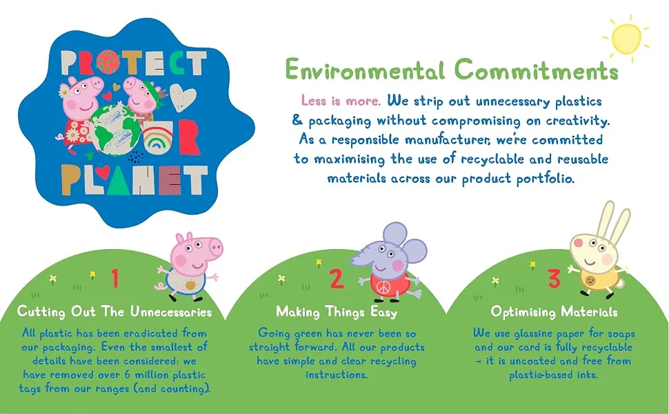 PEPPA PIG TOOTHBRUSH DUO - environmental commitments
