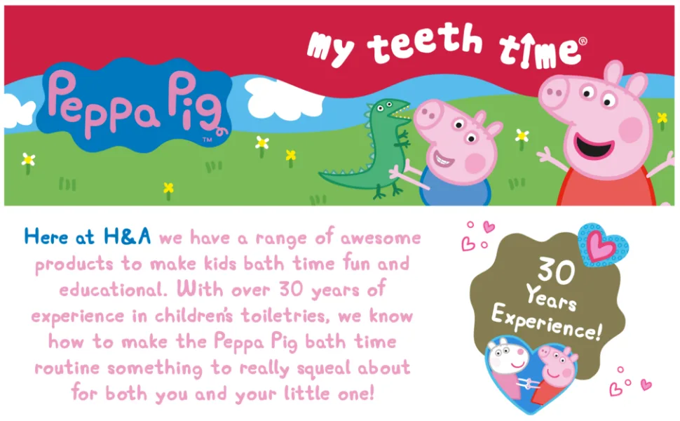 PEPPA PIG TOOTHBRUSH DUO - Teeth Time Banner