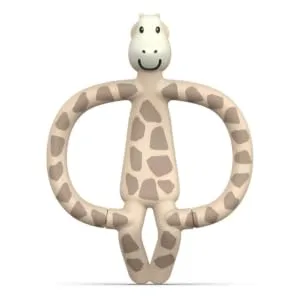 Matchstick Monkey Antimicrobial Silicone Teether & Gel Applicator Easy To Grip BPA Free 3 Months Old+ 11 cm Gigi Giraffe Pack of 1 Gigi Giraffe 3 Months Old+ 1 Animal Teether - GGT2
