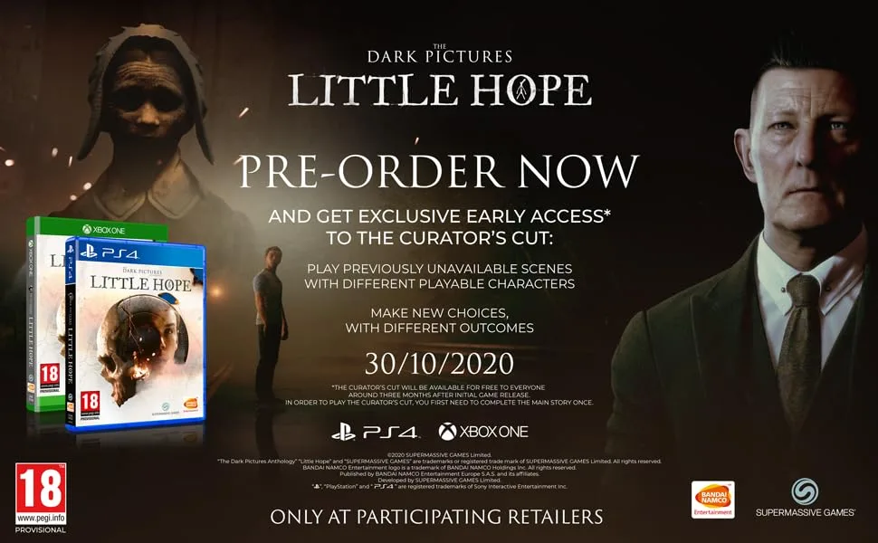 The Dark Pictures Anthology: Little Hope (PS4) PlayStation 4 Little Hope - Pre-order