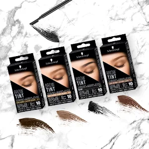 Schwarzkopf Brow Tint Professional formula Eyebrow Dark Brown - Schwarzkopf Brow Tint A + Left