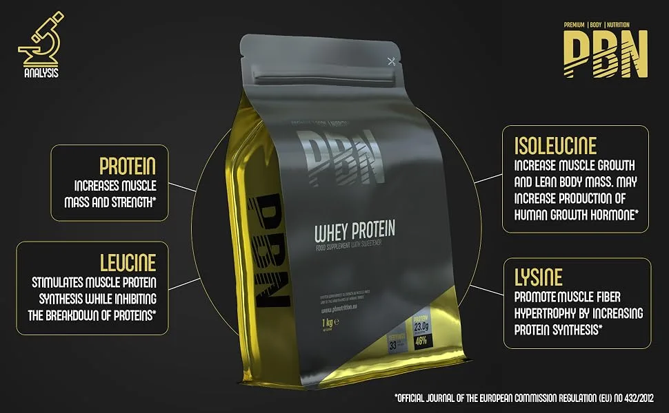 PBN - Premium Body Nutrition Whey Protein1kg Chocolate Hazelnut New Improved Flavour Chocolate Hazelnut 1 kg (Pack of 1) - product information 2