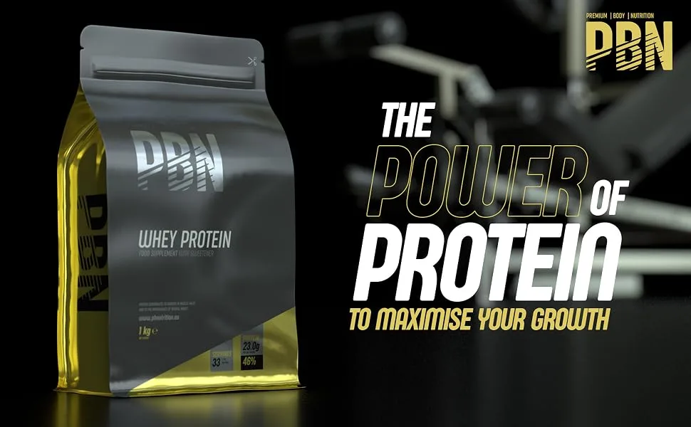 PBN - Premium Body Nutrition Whey Protein 1kg Strawberry new improved flavor - whey