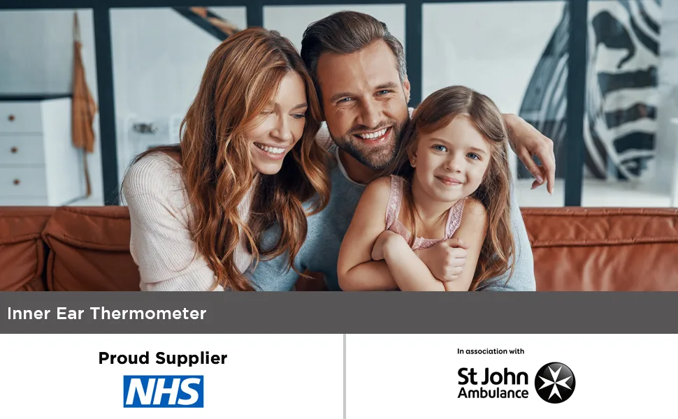 Kinetik Wellbeing Inner Ear Thermometer Used by The NHS in Association with St John Ambulance Single - et-100a