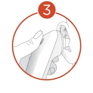 Kinetik Wellbeing Inner Ear Thermometer Used by The NHS in Association with St John Ambulance Single - step 03