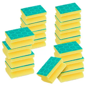 Scotch-Brite Fresh Heavy Duty Scrub Sponge 16 Pieces - Cleans Tough Messes without Trapping Food Green - Classic Stay fresh - product information 2
