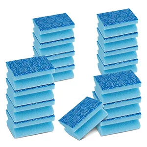 Scotch-Brite Fresh Non Scratch Scrub Sponge 16 Pieces - Cleans Dishes without Scratching Surfaces or Trapping Food Blue - Non Scratch Stay fresh - product information 2