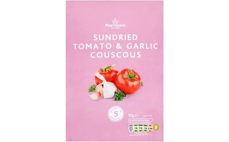 Morrisons Tomato & Garlic Cous Cous 110 g x 12 - product information 2