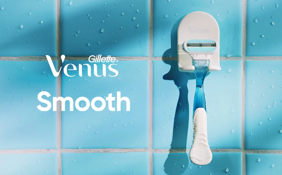 Venus Smooth Women's Razor Blades Gentle Skin Protection 8 Refill Blades OFFICIAL  - Gillette Venus Smooth