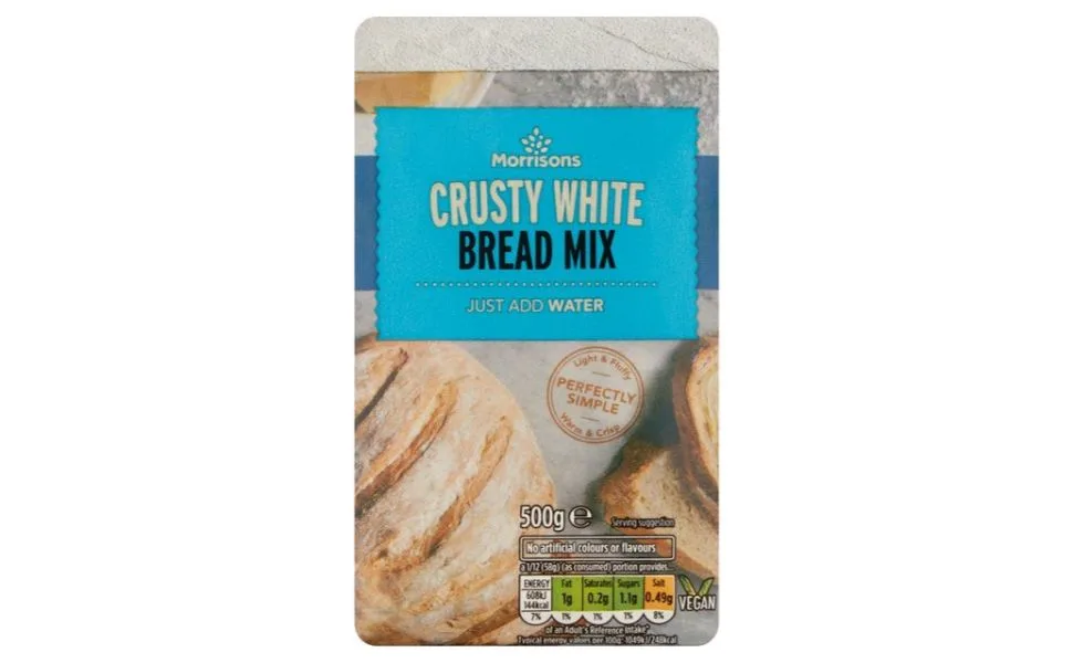 Morrisons Crusty White Bread Mix 500 g x 5 - product information 2