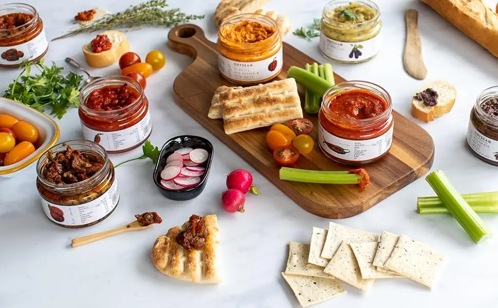 Odysea Houmous Glass Jar 265 g - meze, dips, odysea