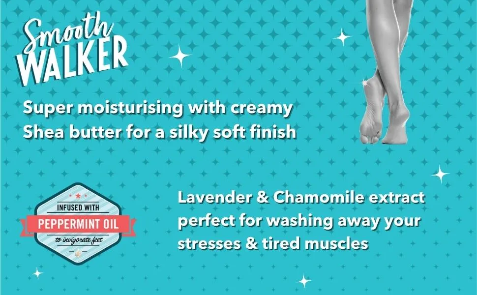 Dirty Works Smooth Walker Foot Butter Vegan Peppermint Foot Cream 125ml - Smooth Walker Foot Cream
