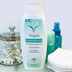 Vagisil Bladder Weakness Care 2-in-1 Fresh & Gentle Intimate Wash For Sensitive Skin 24 Hour Odour Protection Includes Aloe & Chamomile 250ml - bladder weakness