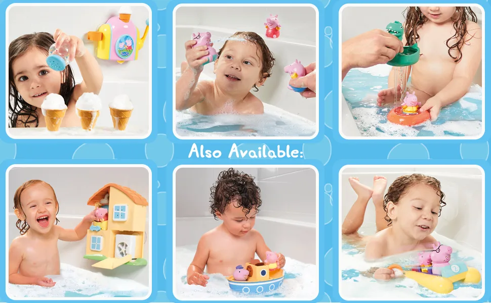 Peppa Pig E73319 Bath Toys Multicoloured Multicoloured Single - Peppa Pig, Bath Set, Toomies