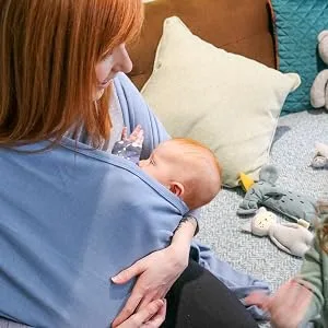 Close Caboo - Organic Cotton Adjustable Baby Carrier in Olive - Sustainable & Soft for Infants and Toddlers - One Size - Caboo lite