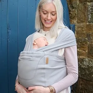 Close Caboo - Organic Cotton Adjustable Baby Carrier in Olive - Sustainable & Soft for Infants and Toddlers - One Size - caboo organic