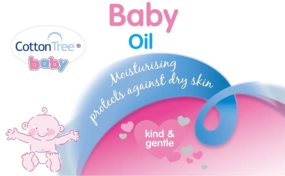 Cotton Tree Baby Oil 335 ml - product information 1