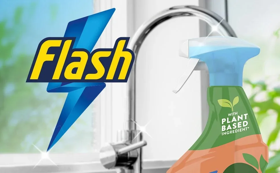 Flash Bathroom Anti-Bacterial Cleaning Spray 800ml 800 ml (Pack of 1) - Flash