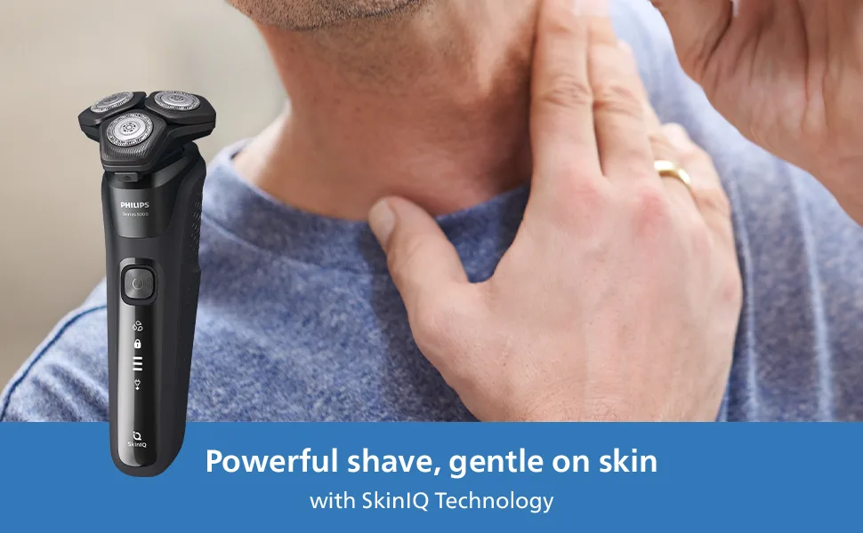 Philips Shaver Series 5000 Dry and Wet Electric Shaver for Men (Model S5588/20) S5000 Black - product information 2