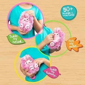 Curlimals Higgle The Hedgehog Interactive Hedgehog Soft Toy With Over 50 Sounds & Reactions Responds To Touch. 3yrs+ Higgle Hedgehog - interactive play