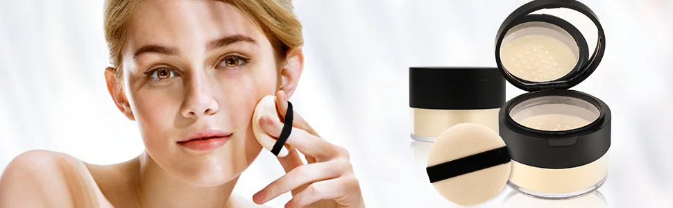 Boobeen Oil Control Loose Powder Translucent Setting Powder Smooth Loose Face Powder Lightweight&Long Lasting Makeup Setting Foundation Powder Matte Tint C02 - product information 6
